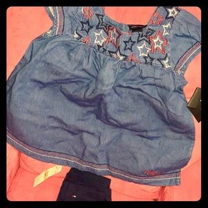 Red , white and blue 2-piece Tommy Hilfiger set